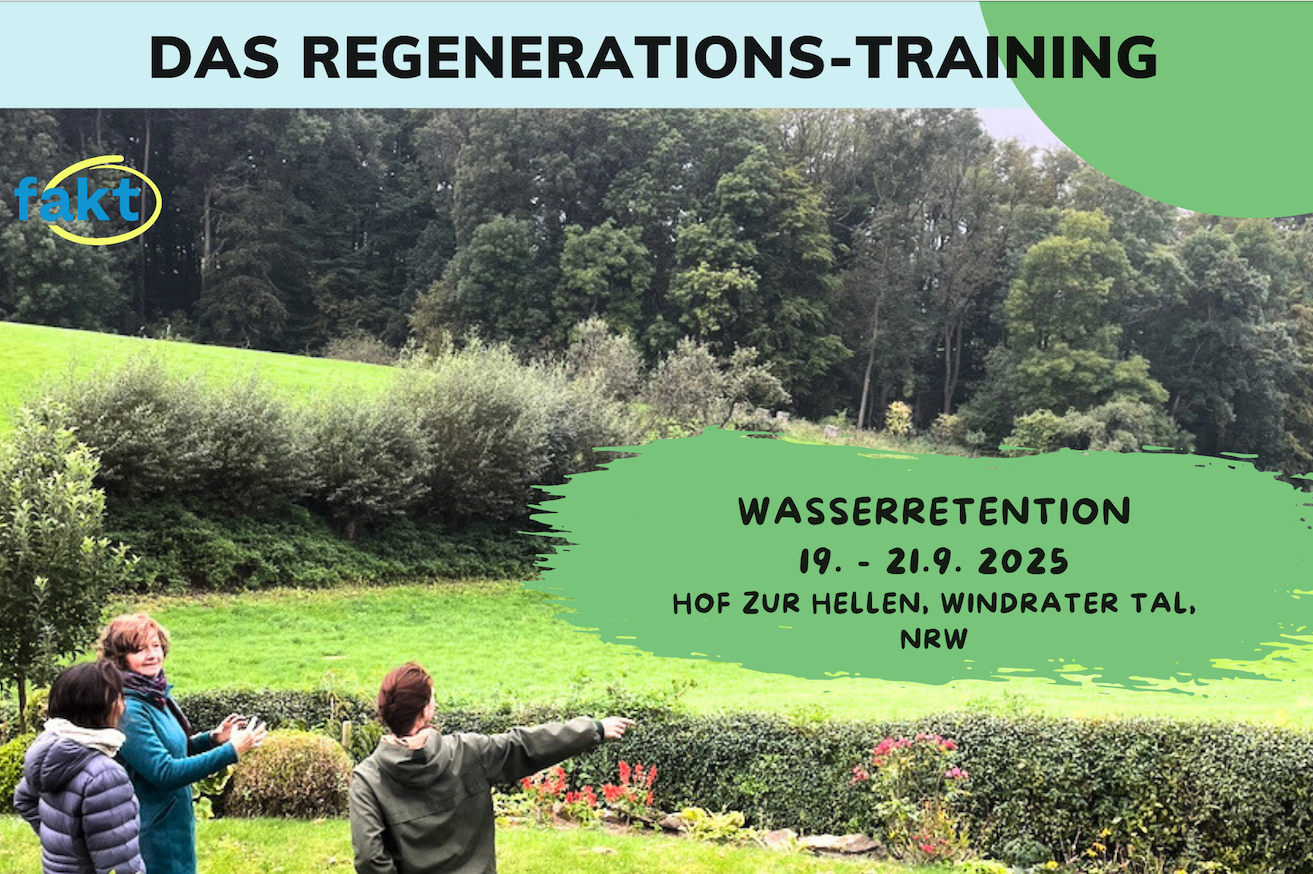 Wasser-Regenerationstraining Hof zur Hellen, 19.-21.9.2025