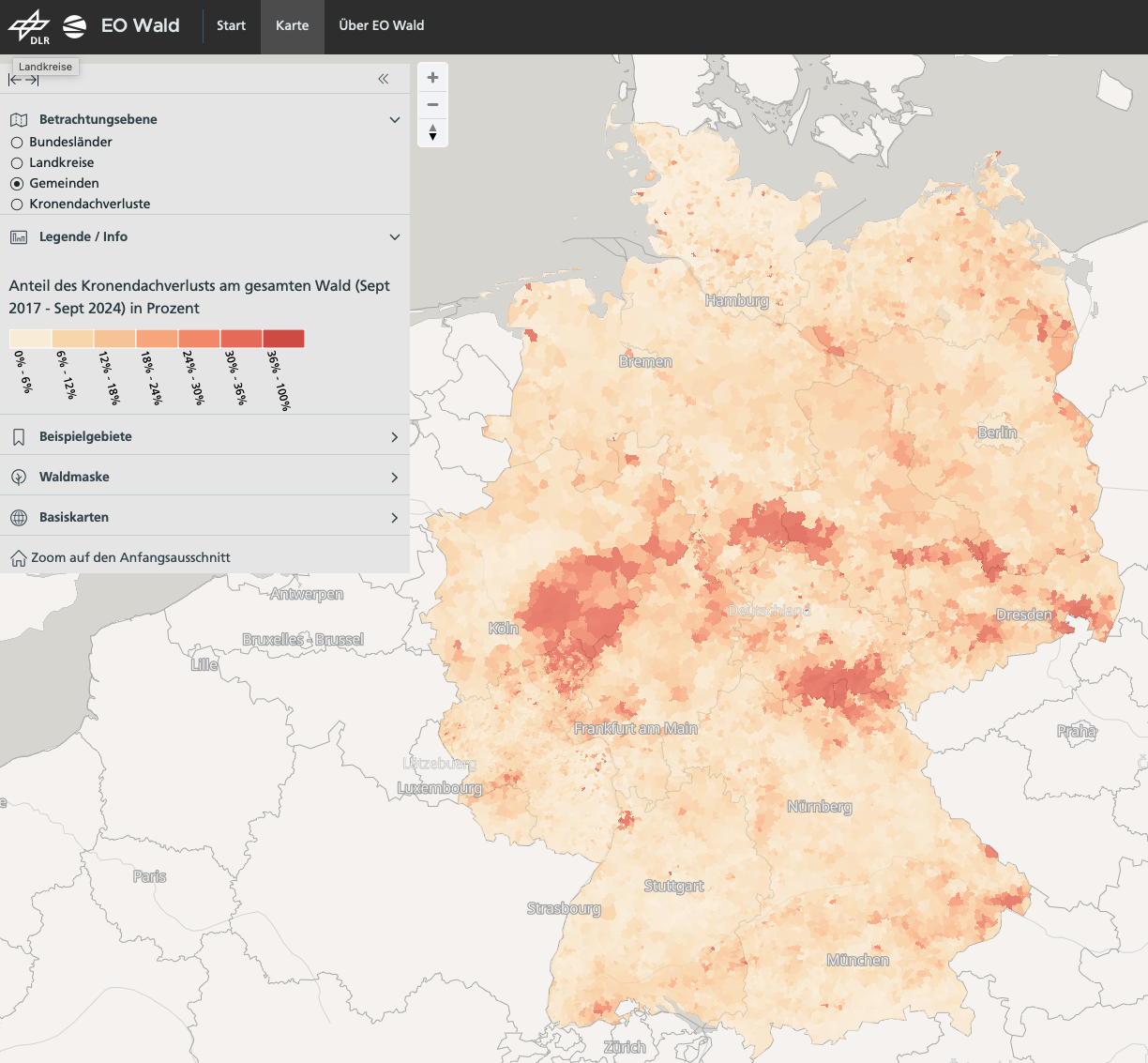 Deutsche Wälder in Not – 900.000 Hektar seit 2017 verloren